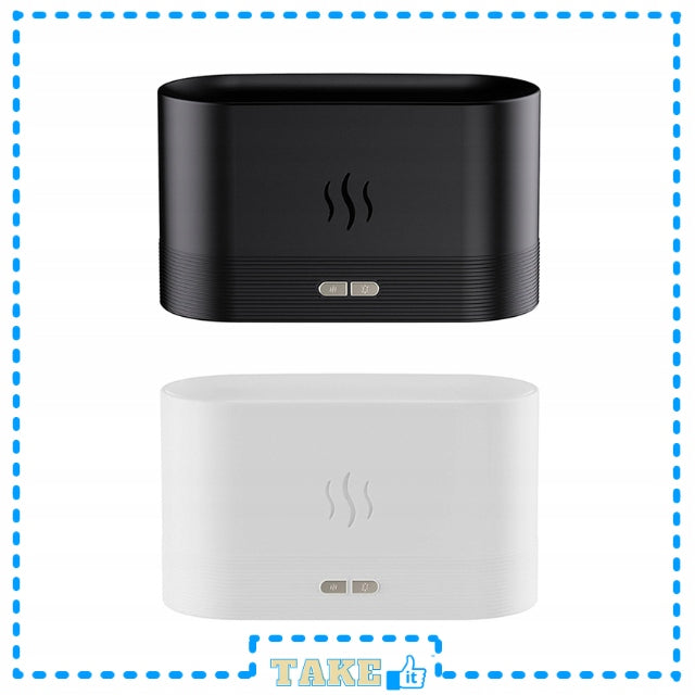 AIR HUMIDIFIER FRAGRANCE FIREPLACE 2in1 FIRE HUMIDIFIER AROMATHERAPY Batteries included no