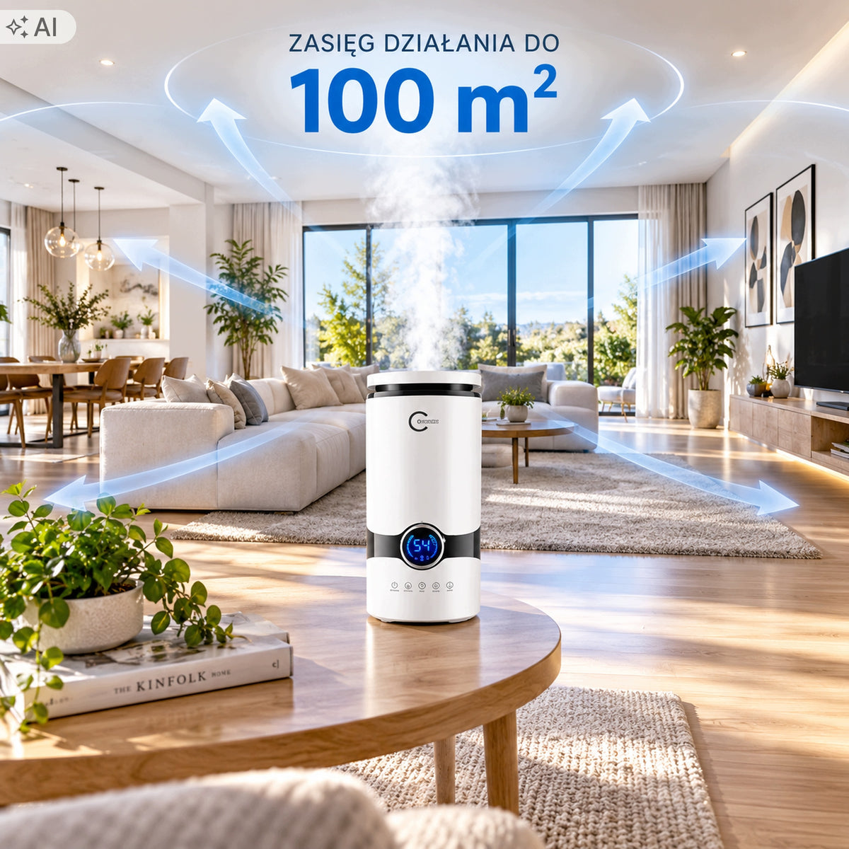 AIR HUMIDIFIER ULTASON DIFFUSER AROMATERIA 12 OILS 3in1 PILOT Medical device no