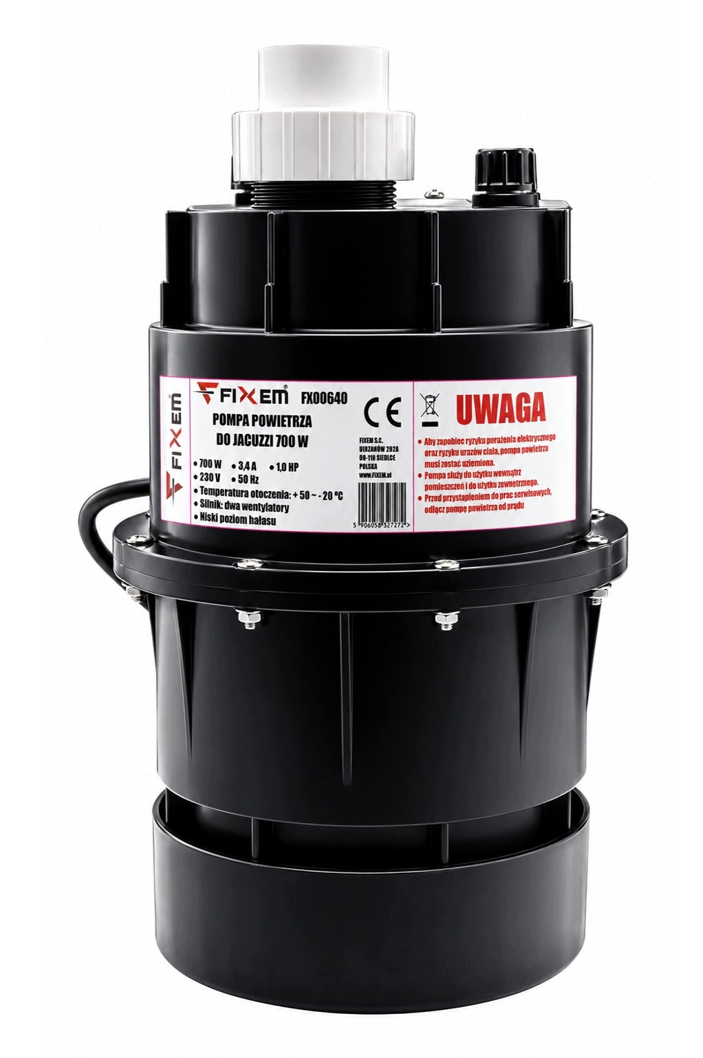 AIR PUMP FOR GARDEN TUBS JACUZZI SPA 700W 230V Brand Fixem
