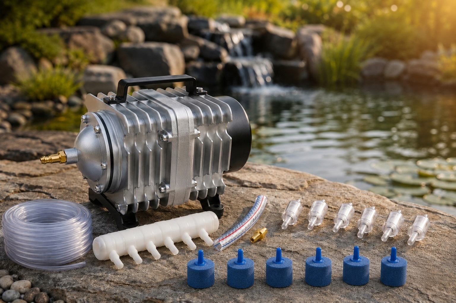 AIR PUMP FOR POND WATER AERATOR 25W 2700l/h SET 22in1 Manufacturer code 5905799011068