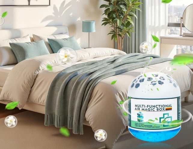 AIR PURIFIER MAGIC BOX ABSORBENT HOUSEHOLD DUST 2 PIECES FOR HOME Dominant color clear