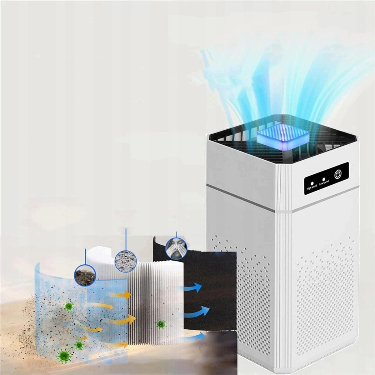 AIR PURIFIER USB AIR CONDITIONER PORTABLE SMART FOR AIR Brand no brand