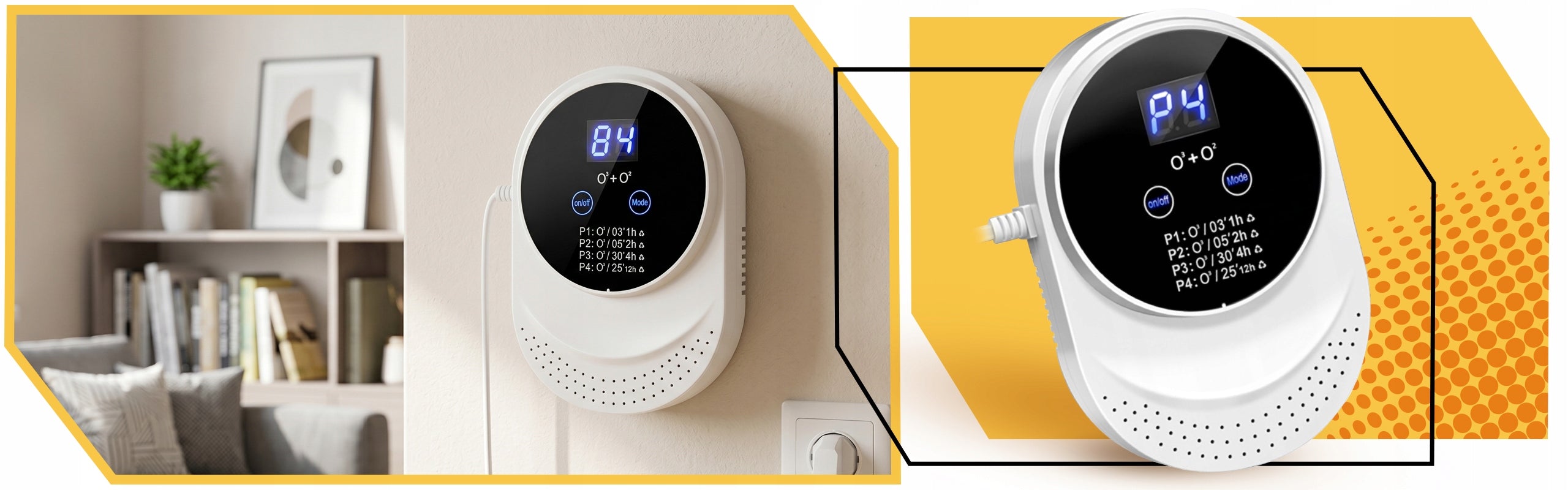 AIR PURIFIER air purifier compact smart ozonation sensor white Model OCZYSZCZACZ POWIETRZA CZUJNIK