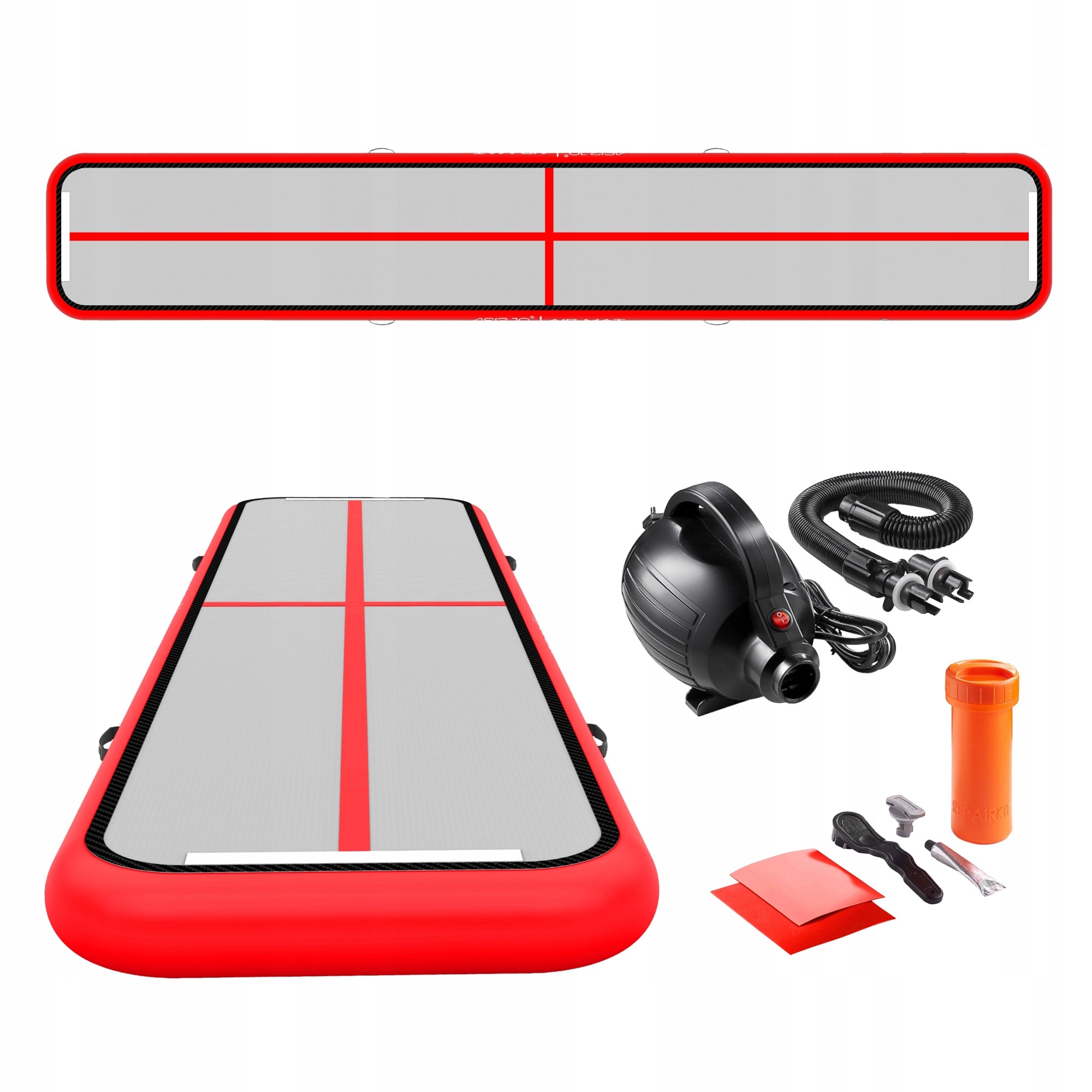 AIR TRACK PATH ACROBATIC GYM MAT INFLATABLE MATTRESS PUMP 6M