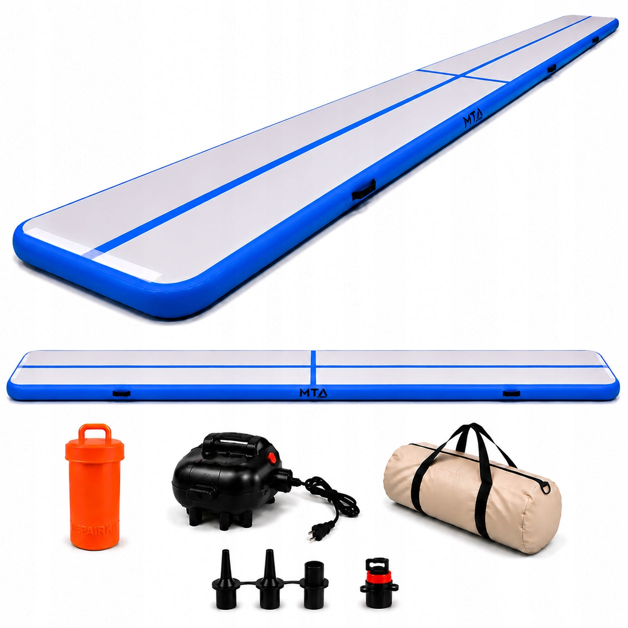 AIR TRACK PATH ACROBATIC Gymnastic Mat 6m INFLATABLE MATTRESS Pump