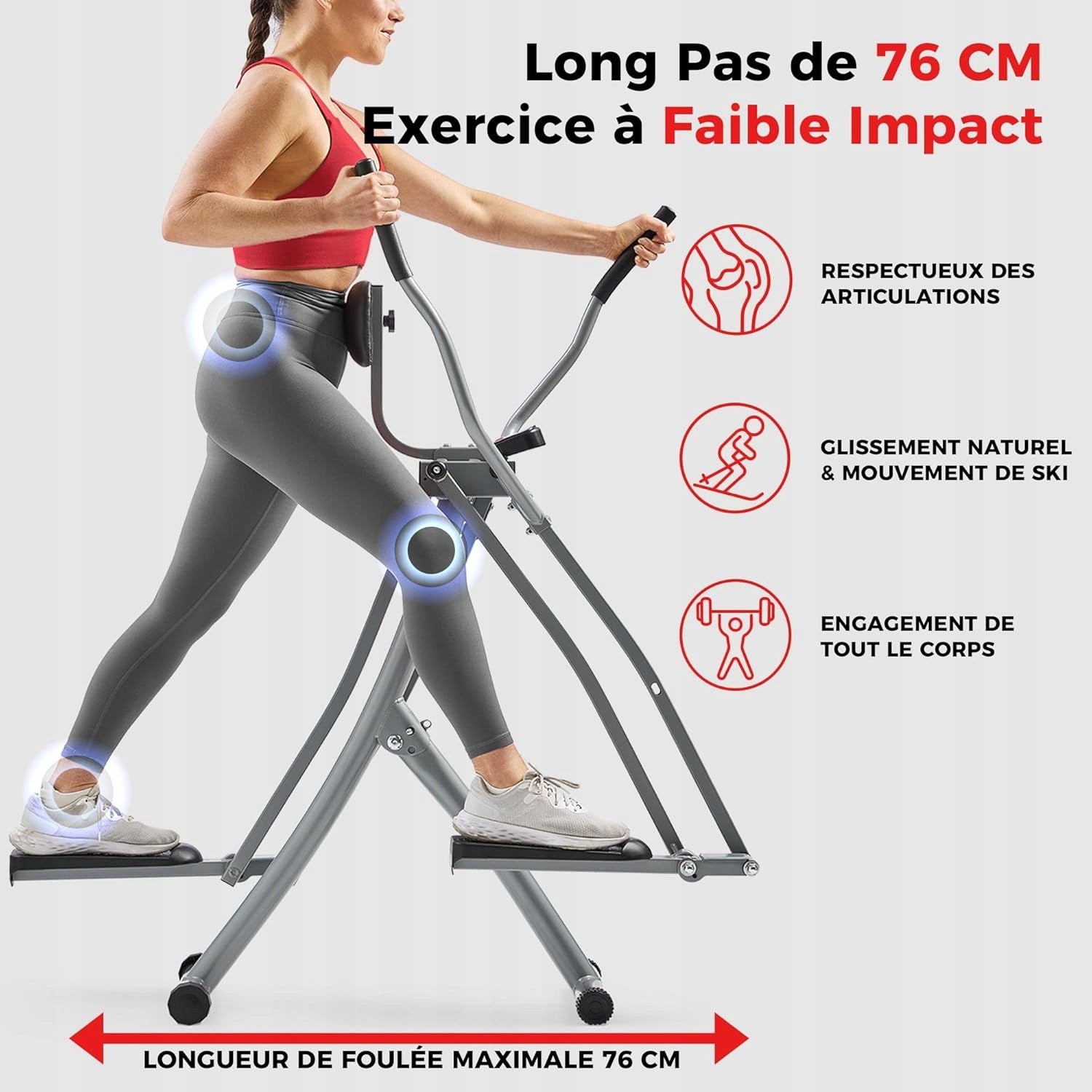 AIR WALK gait simulator full body workout LCD monitor foldable Brand no brand