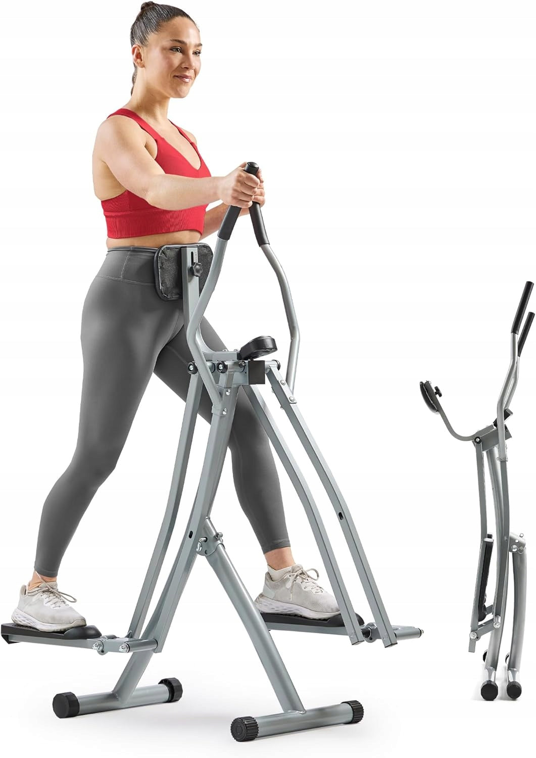 AIR WALK gait simulator full body workout LCD monitor foldable