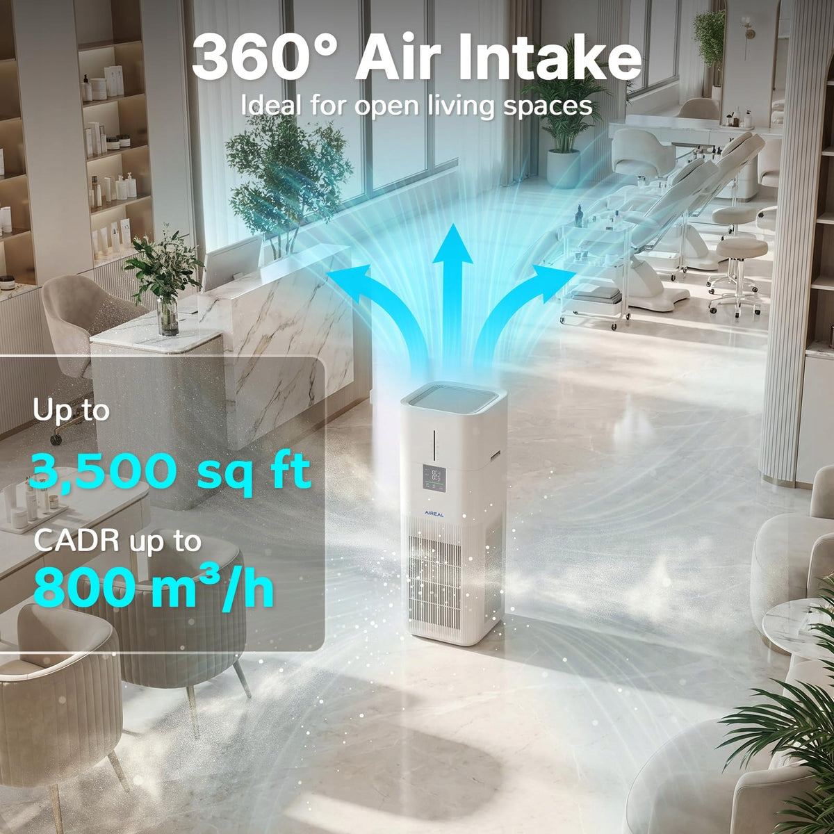 AIREAL AEH800 Urządzenie 2 w 1 oczyszczacz i nawilżacz powietrza Smart WiFi Packaging status original