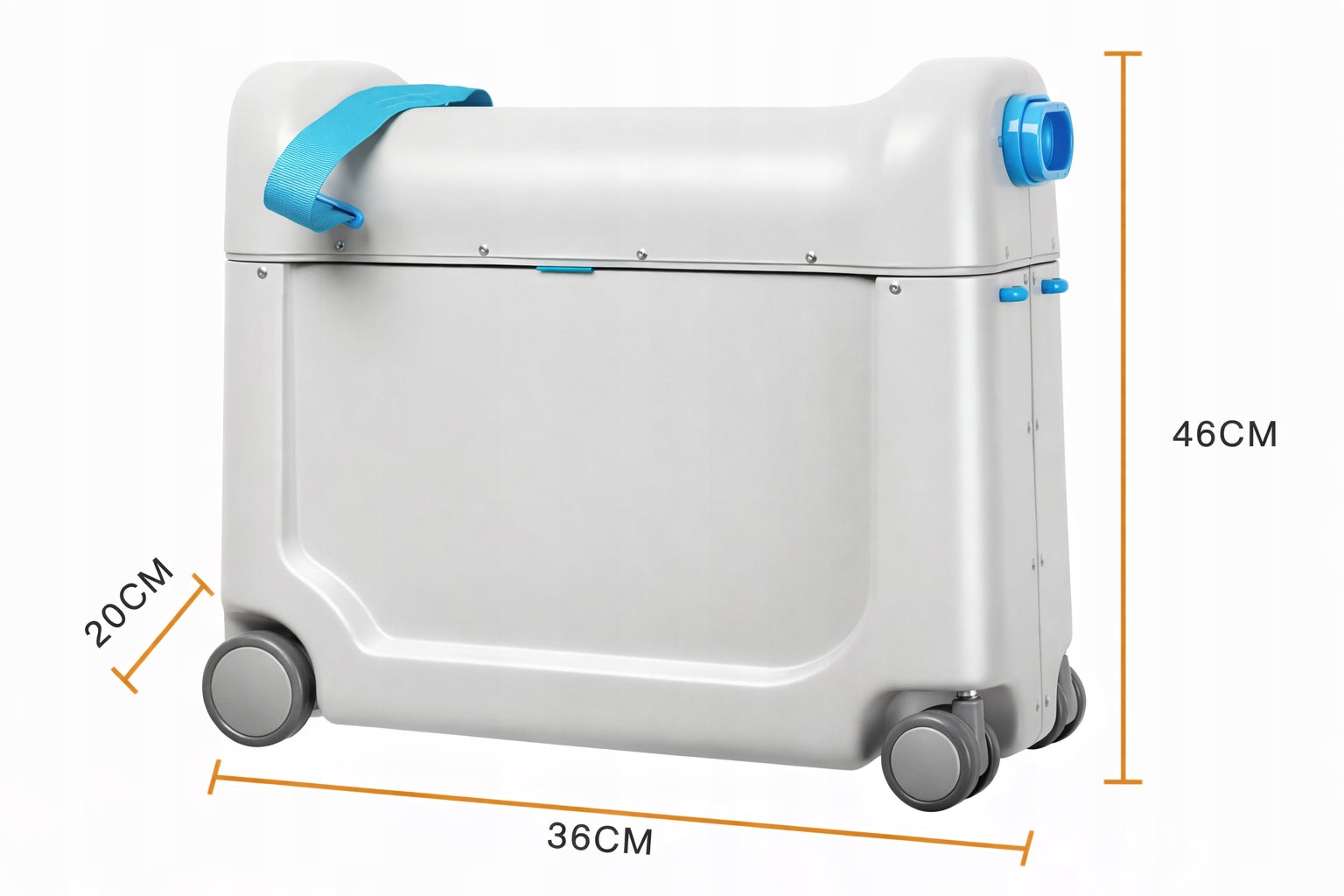 AIRPLANE COT TOURIST SUITCASE ON WHEELS RIDER FOR TRAVEL 4in1
