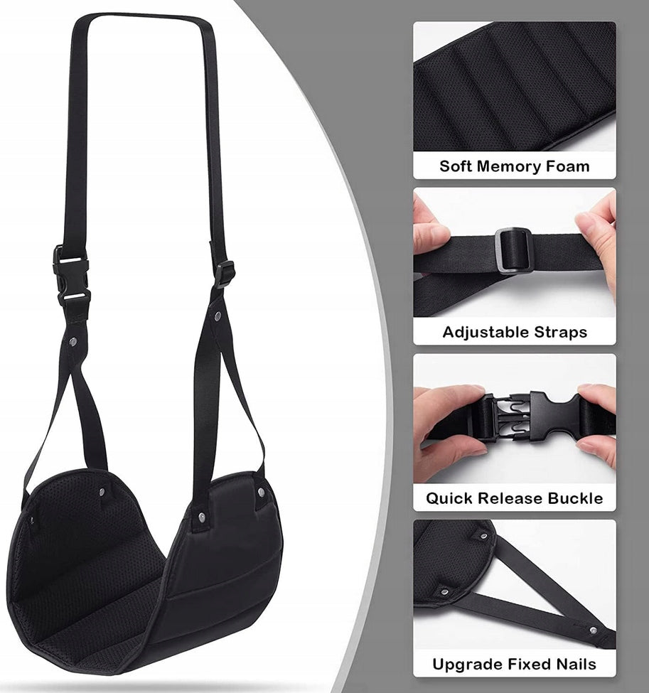 AIRPLANE TRAVEL FOOTREST PORTABLE FOLDING HANGING MINI LEG HAMMOCK Manufacturer code Podnóżek podróżny