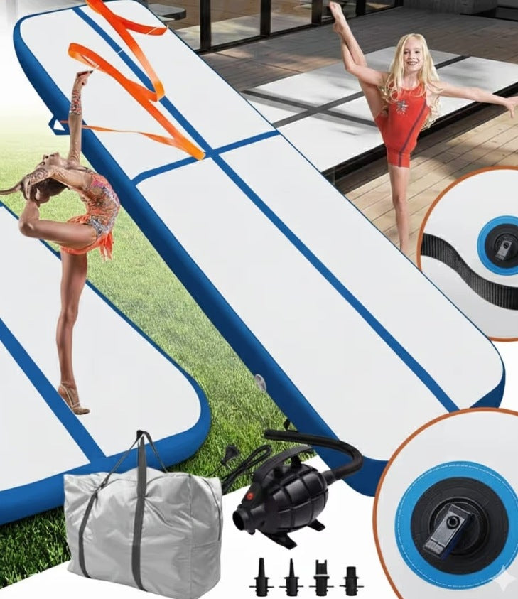 AIRTRACK 4 M BLUE THICKNESS 20 CM PATH ACROBATIC GYMNASTIC MAT