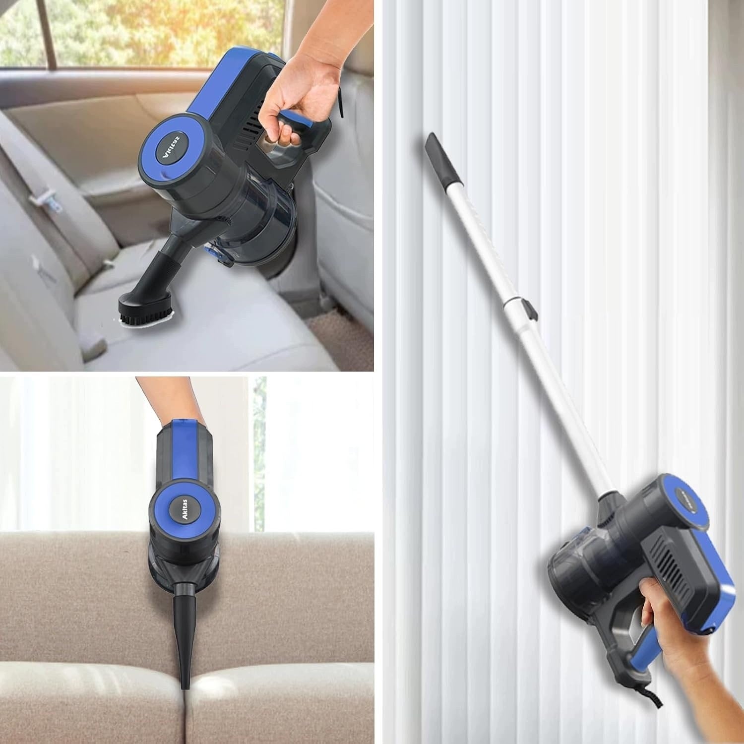 AKITAS S12 BAGLESS CORDED VACUUM CLEANER 2IN1 (STICK/MANUAL) WITH GERMAN S Packaging status original