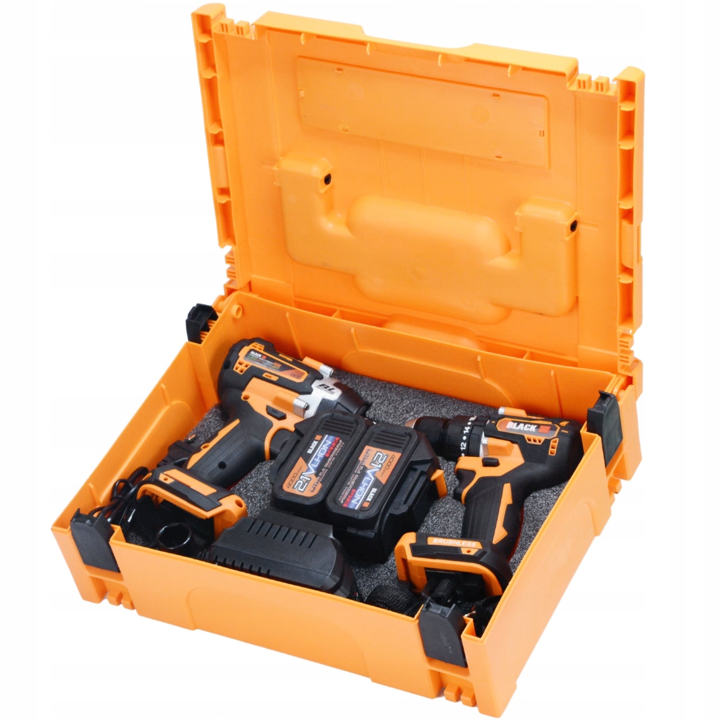AKU TOOL KIT 2X 4AH 21V 2in1 CORDLESS IMPACT WRENCH SCREWDRIVER Packaging status original
