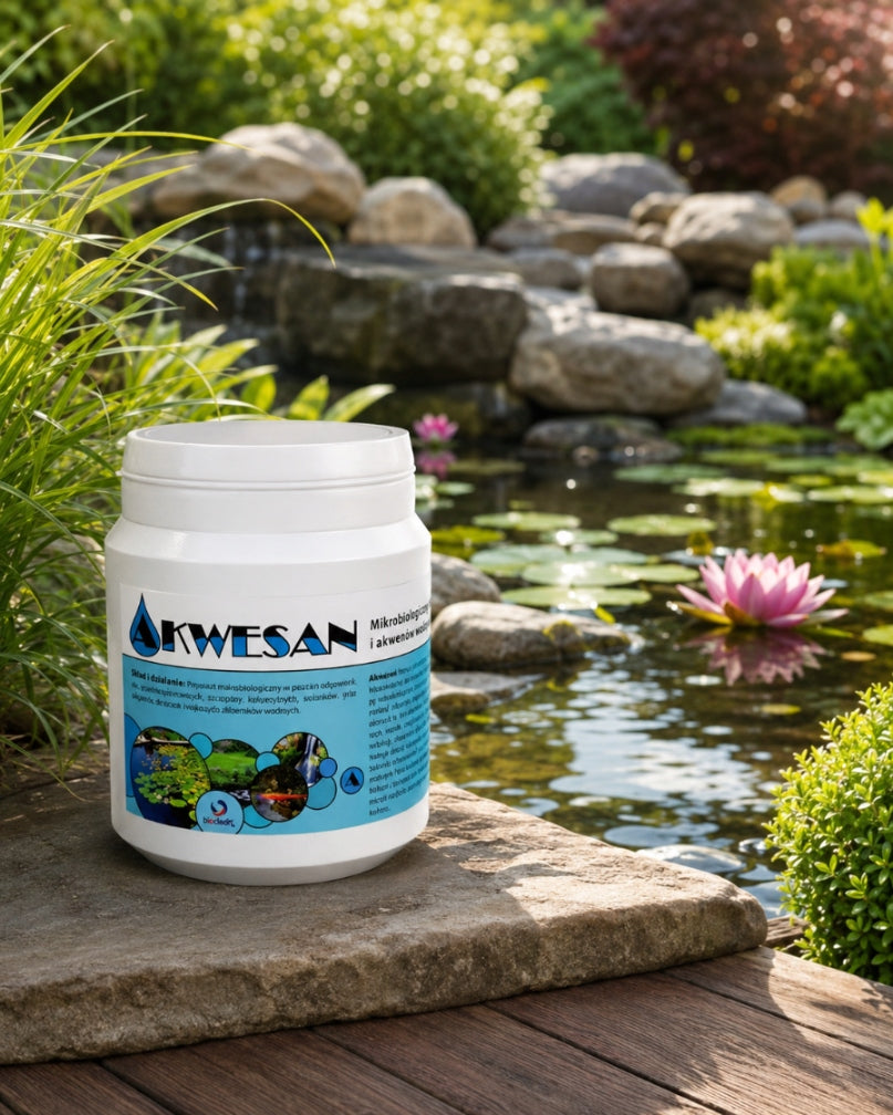AKWESAN Bacteria for pond Water Pond 2x150g for Algae and Silt Brand Biobakt