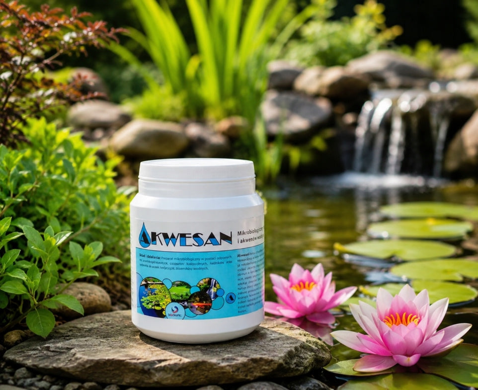 AKWESAN Bacteria for pond Water Pond 2x150g for Algae and Silt Manufacturer code BAKTERIE DO OCZKA