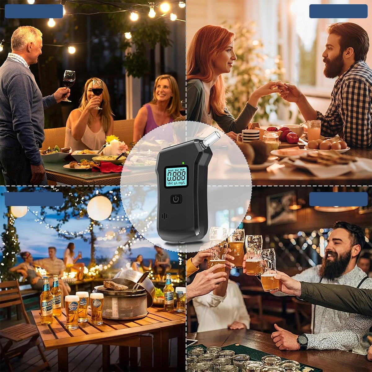 ALKOMAA breathalyzer Professional breathalyzer with display High precision measurement Brand no brand
