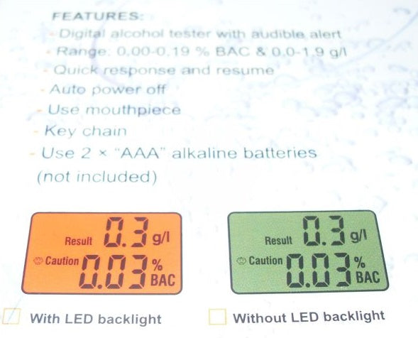 ALKOMAT Digital LCD DriveSafety (2074) EAN (GTIN) 5901785366013