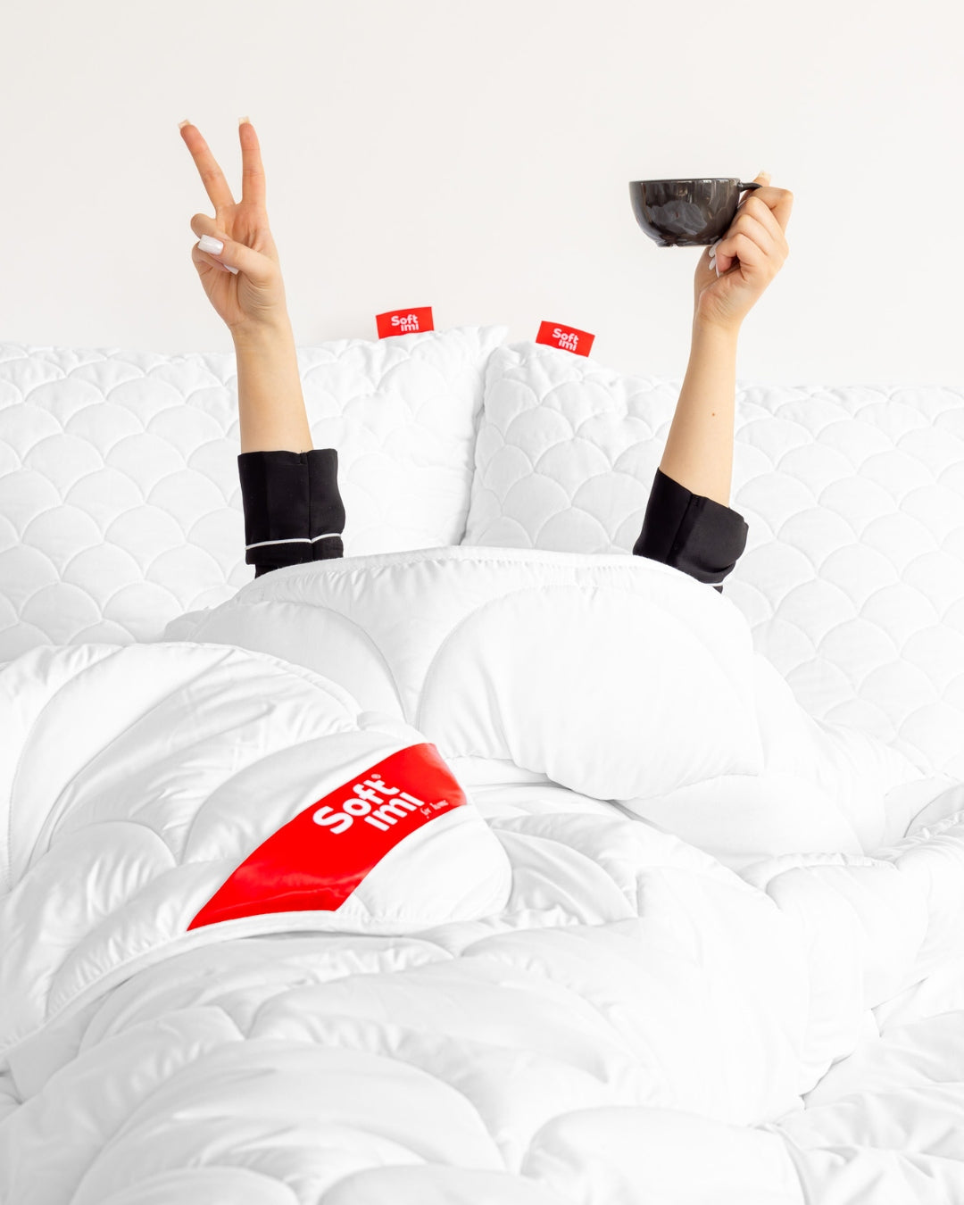 ALL-SEASON ANTI-ALLERGIC QUILT 160X200 + 2 PILLOWS 70X80 SET from Poland Stuffing material silicone fibers