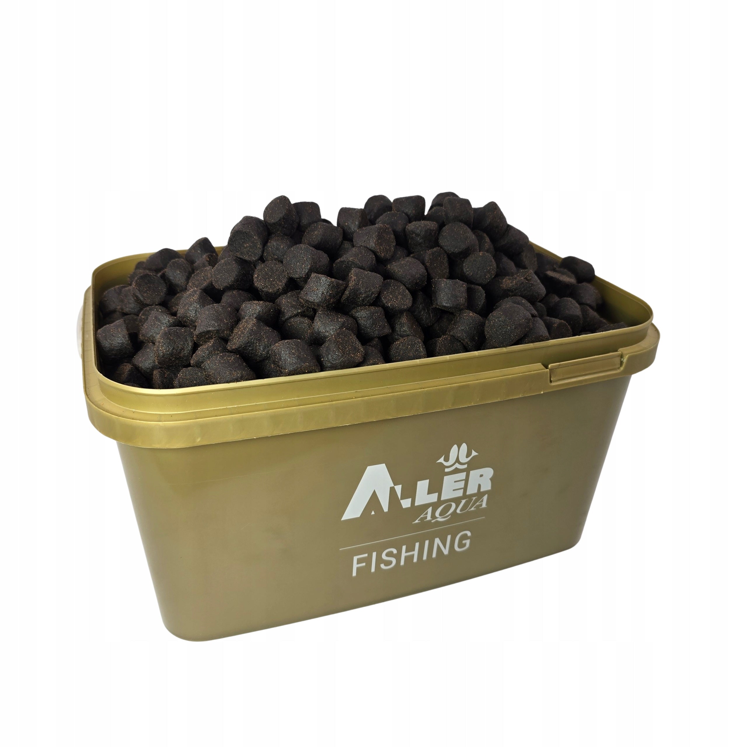 ALLER AQUA BEST 17MM 4KG + BUCKET, SINKING CARP PELLETS