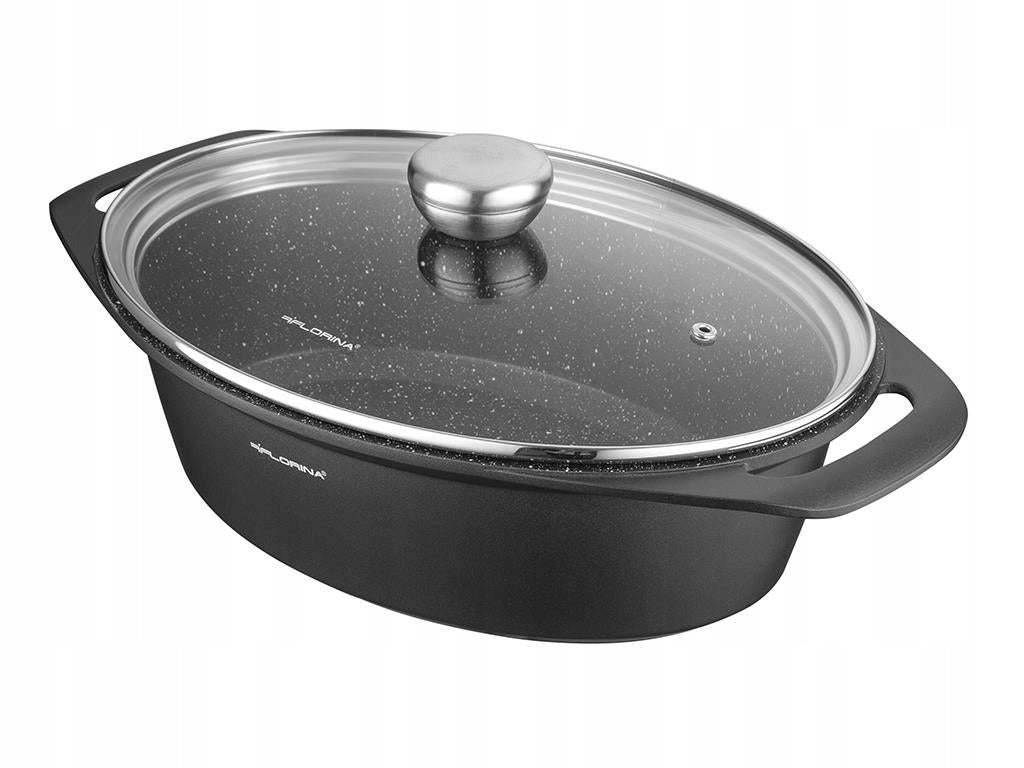 ALUMINIUM PAN CHEF FLORINA 33,5X25 CM 3,8 L