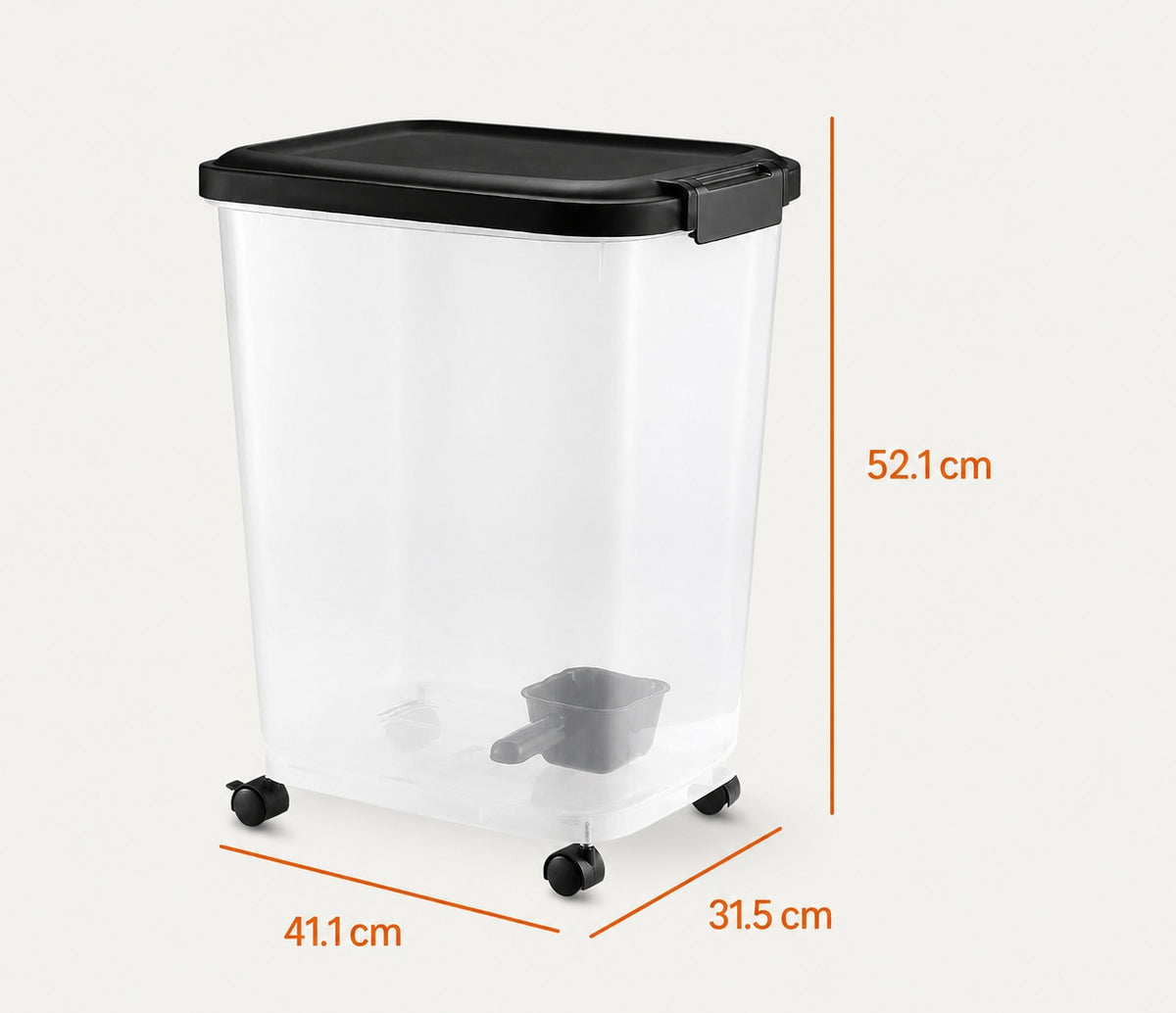 AMAZON Dry Food Container for Dogs with 31l Spatula per 13kg Manufacturer code B0DP69QQZK