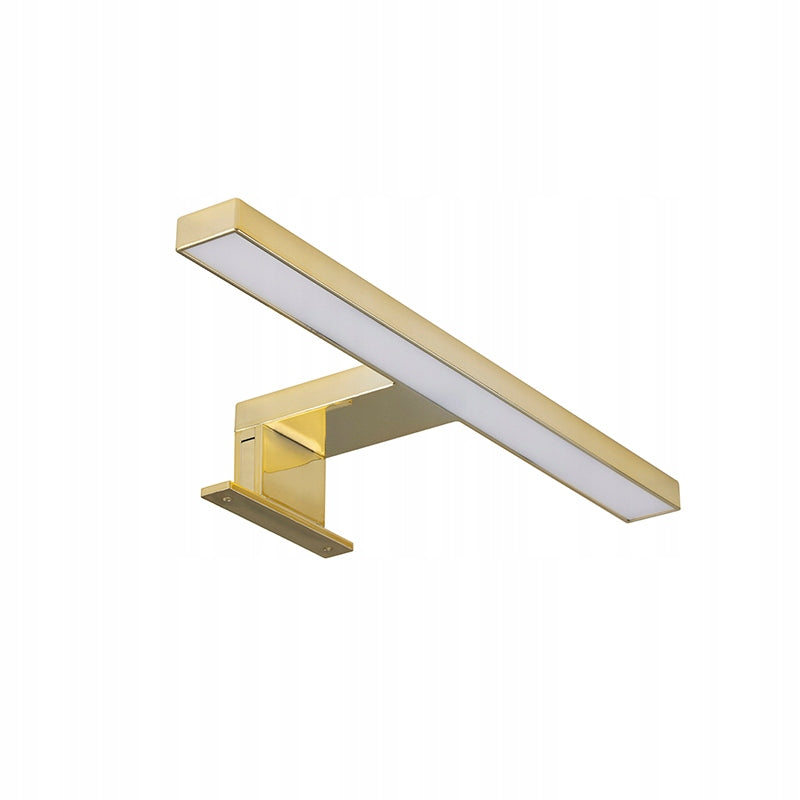 AMBER bathroom LED wall lamp, gold color, warm light color
