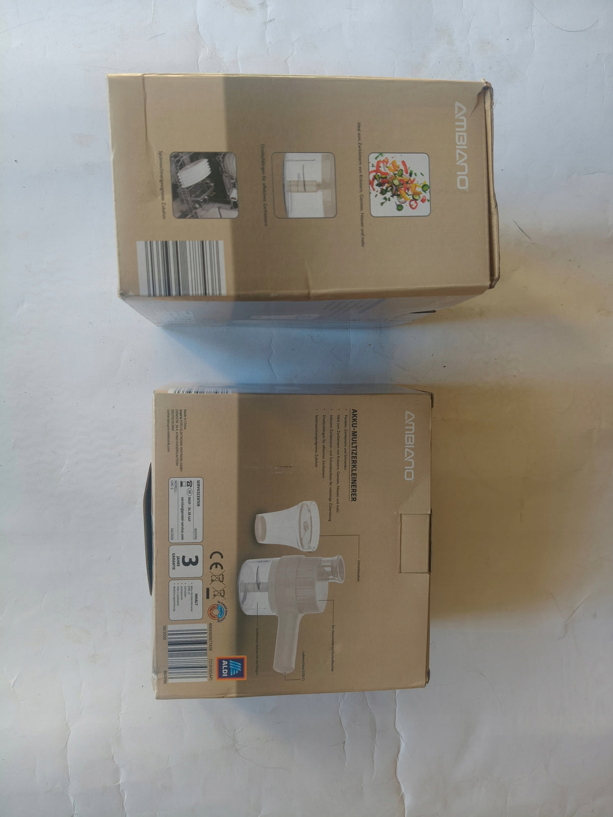 AMBIANO WIRELESS MINI SHREDDER Packaging status original