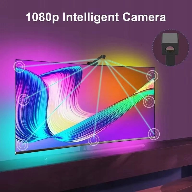 AMBILIGHT RGB BACKLIGHT LED STRIP 5m LIGHTING FOR TV 40-85'' CAMERA Packaging status original