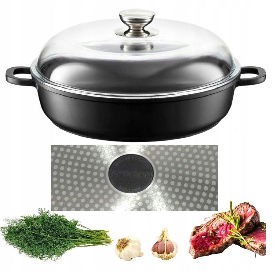 AMBITION MAGNATE PAN DEEP PAN OVEN INDUCTION GAS 28 cm 3,9