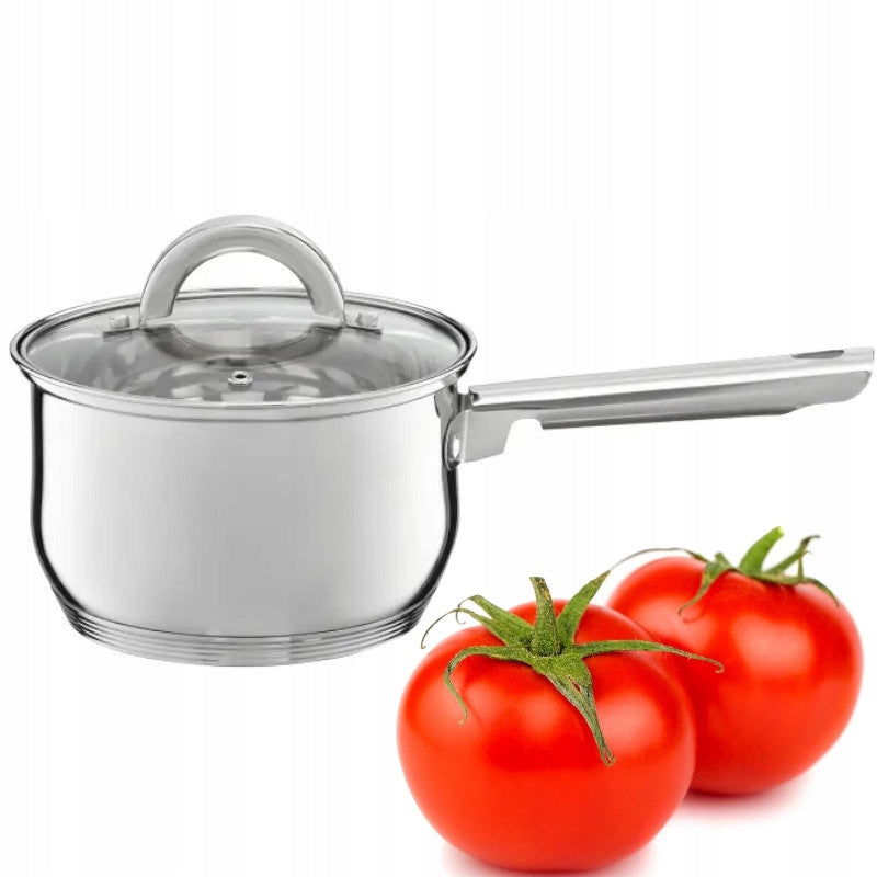 AMBITION SAUCEPAN WITH LID BERRY 60796 1,9l 16cm STEEL INDUCTION GAS