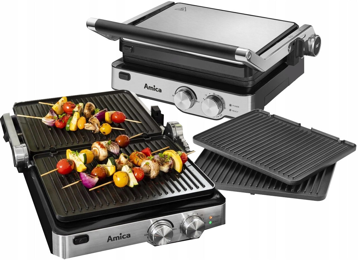 AMICA ELECTRIC GRILL GK4011 FOLDING Packaging status original