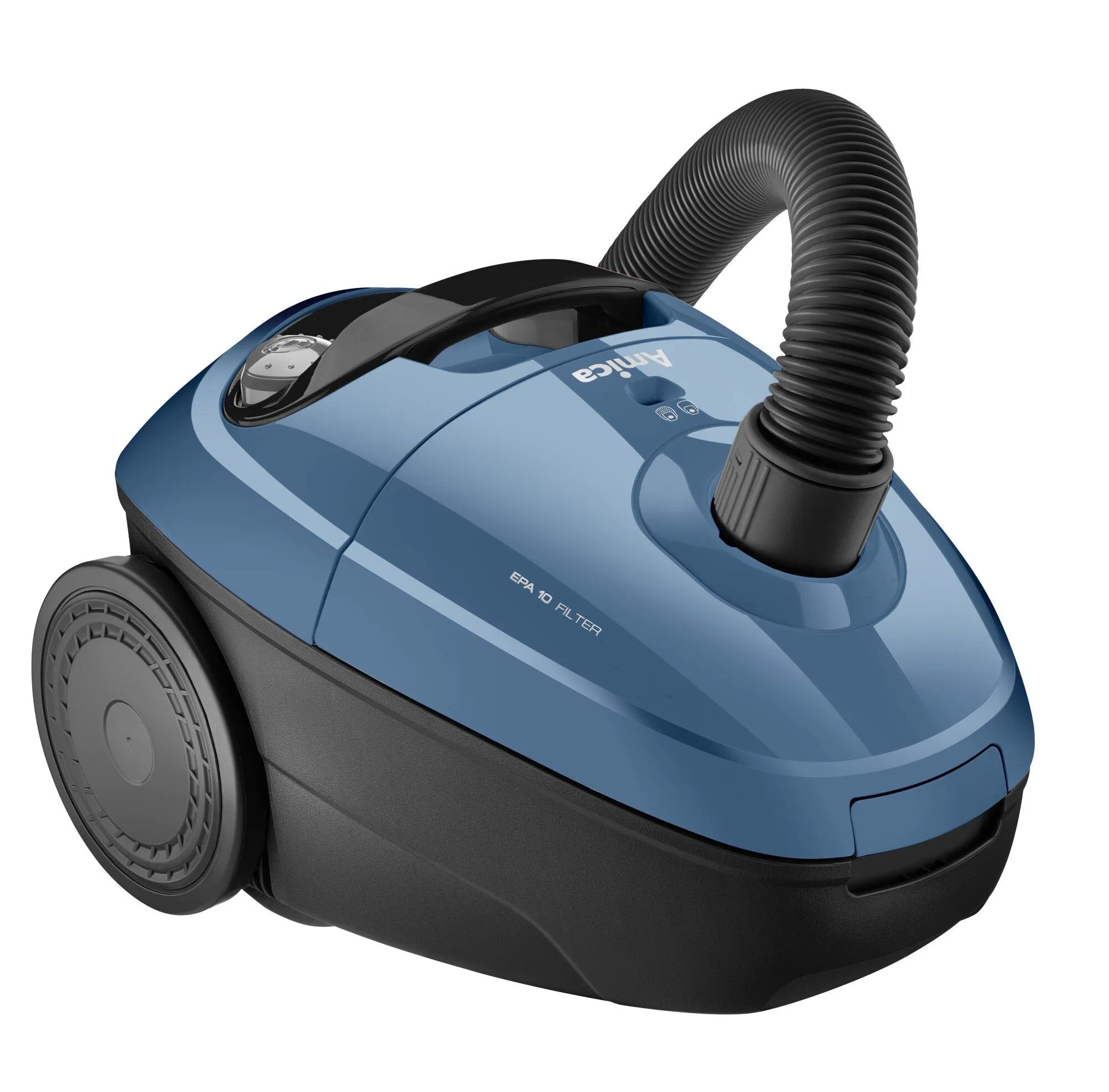 AMICA VM1036 BAGGED VACUUM CLEANER BLUE NEW RELIABLE - SMALL BUT CRAZY! Manufacturer code VM1036