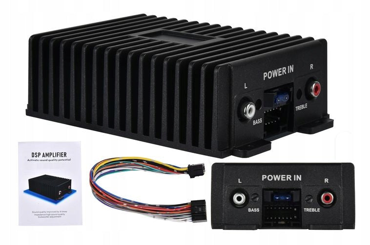 AMPLIFIER DSP 4 CHANNELS RCA OUT 4X50W RMS, 4*80W MAX
