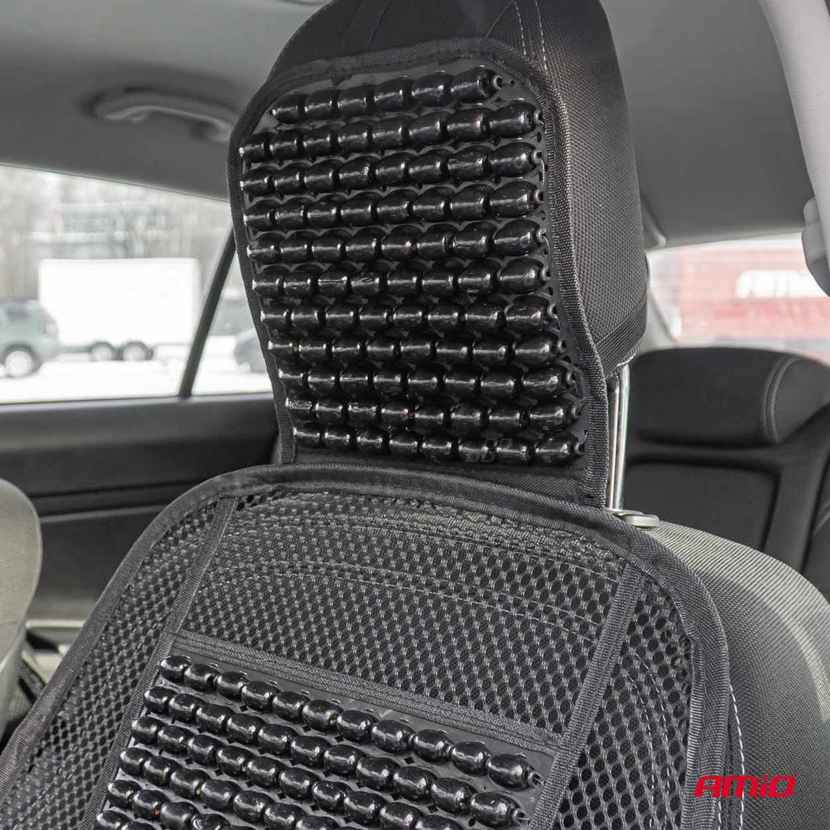 AMiO SEAT MAT SEAT BEADS WITH SUPPORT VENTILATED FOR CAR Brand Amio