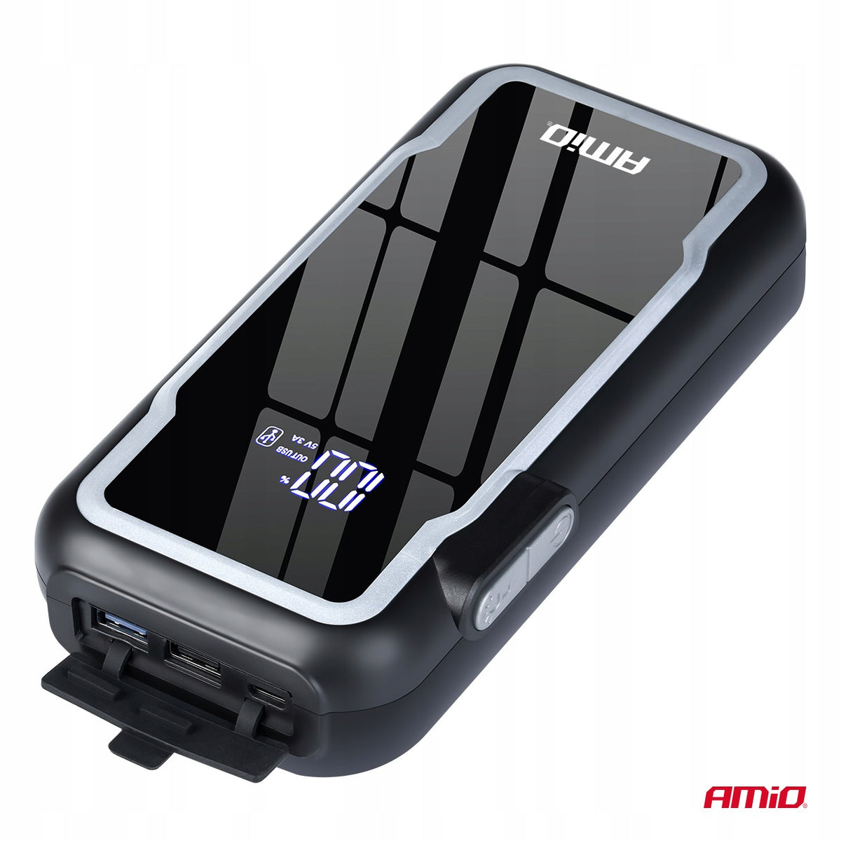 AMiO STARTER DEVICE 3in1 12V 12Ah 1600A POWERBANK LED FLASHLIGHT 04678 Manufacturer code 04678