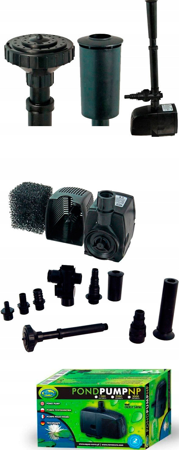AN NP-2000 fountain pump ECO H3m Pump capacity l/h 1601 - 2500 l/h