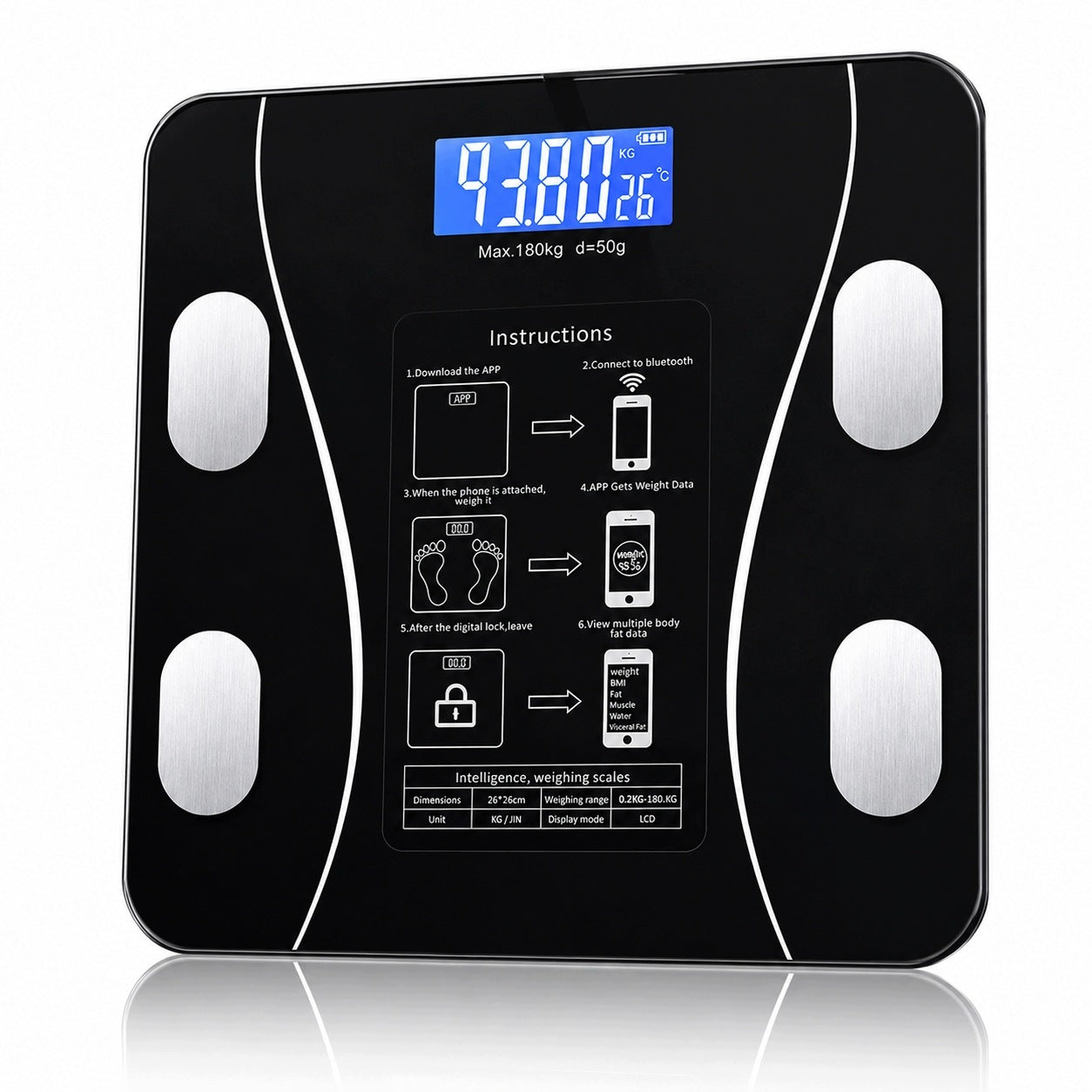 ANALYTICAL BATHROOM CONTROL SCALE EASY SMART 3 ACCURATE BATHROOM LCD Manufacturer code EASY SMART 3