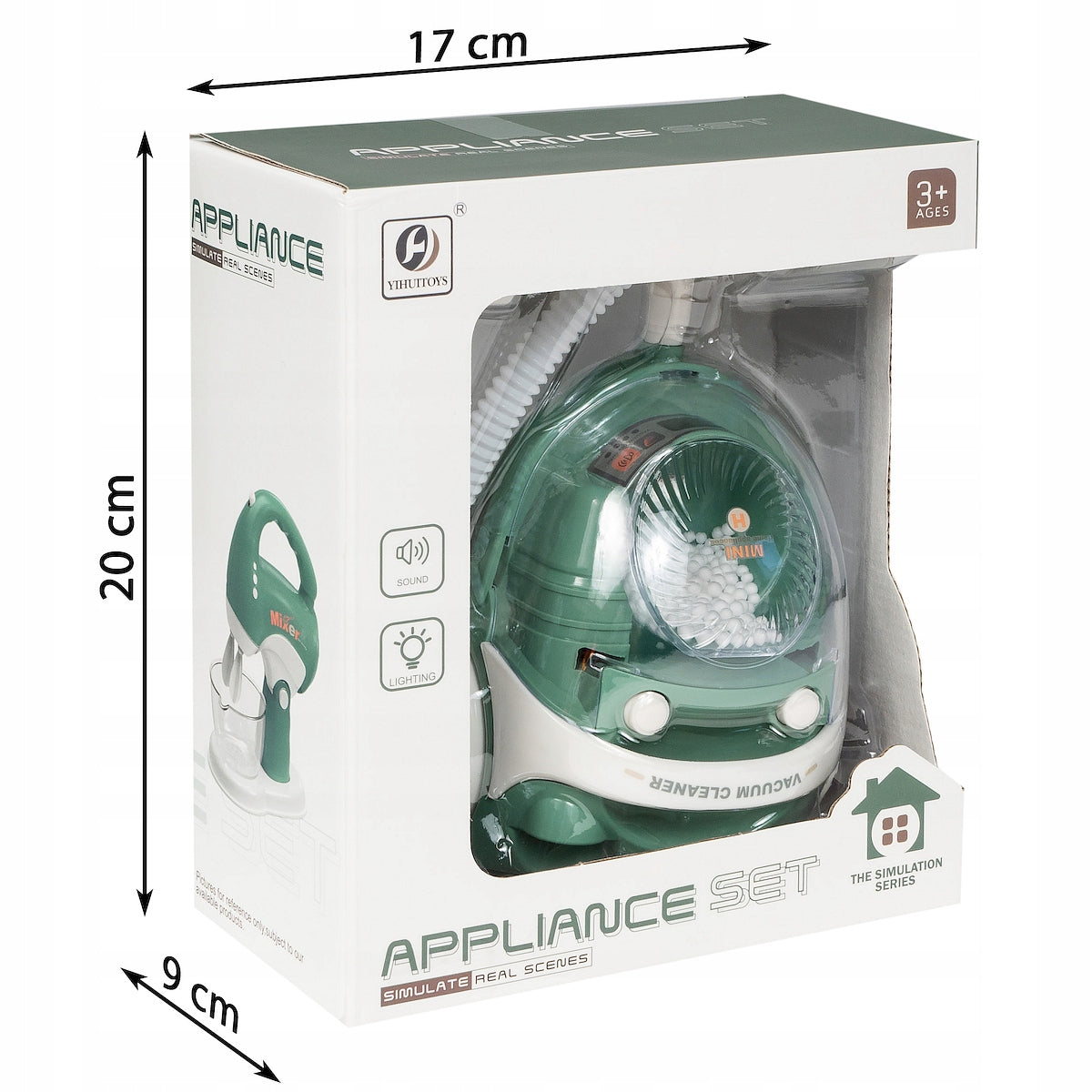 ANEK VACUUM CLEANER with light and sound, toy for children +3 years 85074 Packaging status original