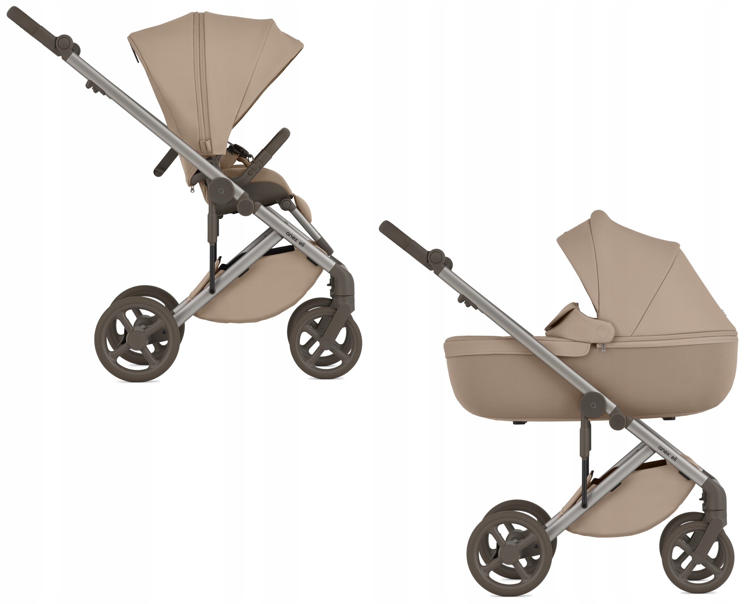 ANEX ELI STROLLER 2in1 RAISED GONDOLA EPP STROLLER 3 x GATO CUSHIONING