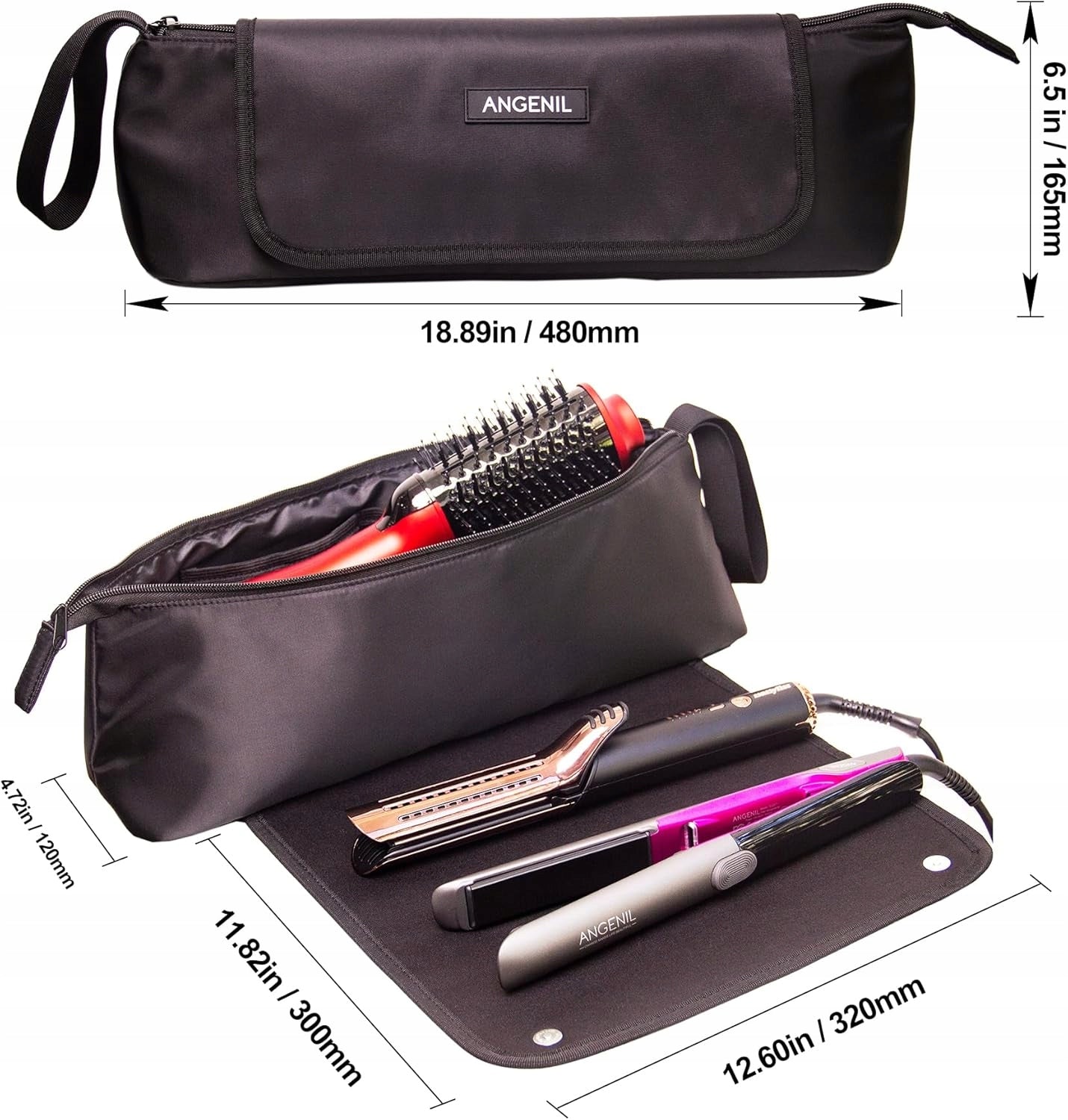 ANGENIL HTTB-01Bag Straightener Case Curler Thermal Mat 2in1 Manufacturer code a1324