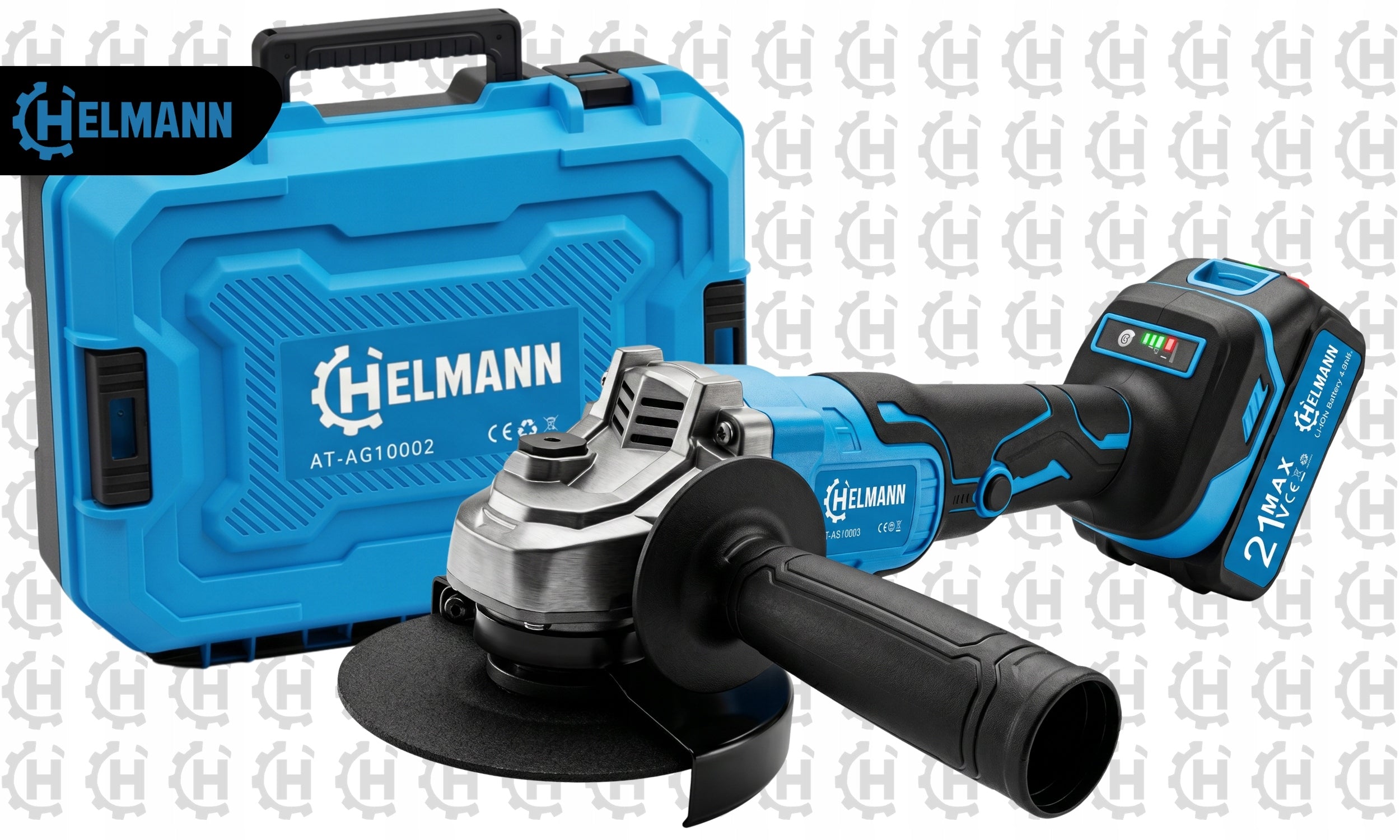 ANGLE GRINDER 125 CORDLESS BRUSHLESS 2X AKU 4.0Ah DIAX ANGLE Power supply type rechargeable battery