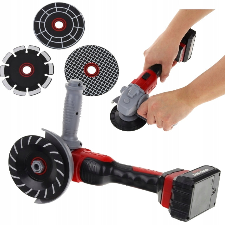 ANGLE GRINDER 3 DISCS DIY TOOL KIT FOR KIDS