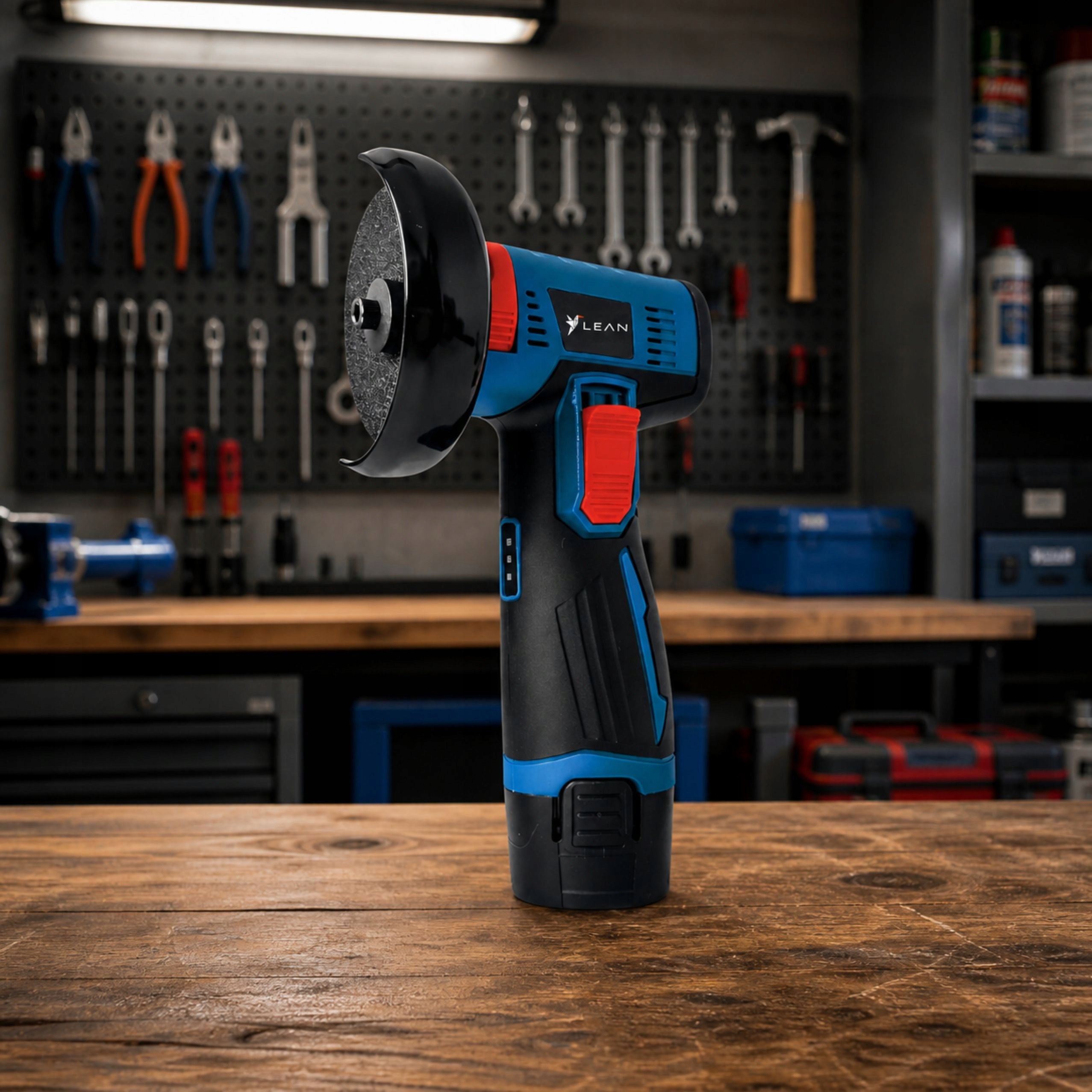 ANGLE GRINDER FOR CORDLESS CUTTING 15000 RPM 2xDISC 2xAKU 21V Brand LEAN Toys