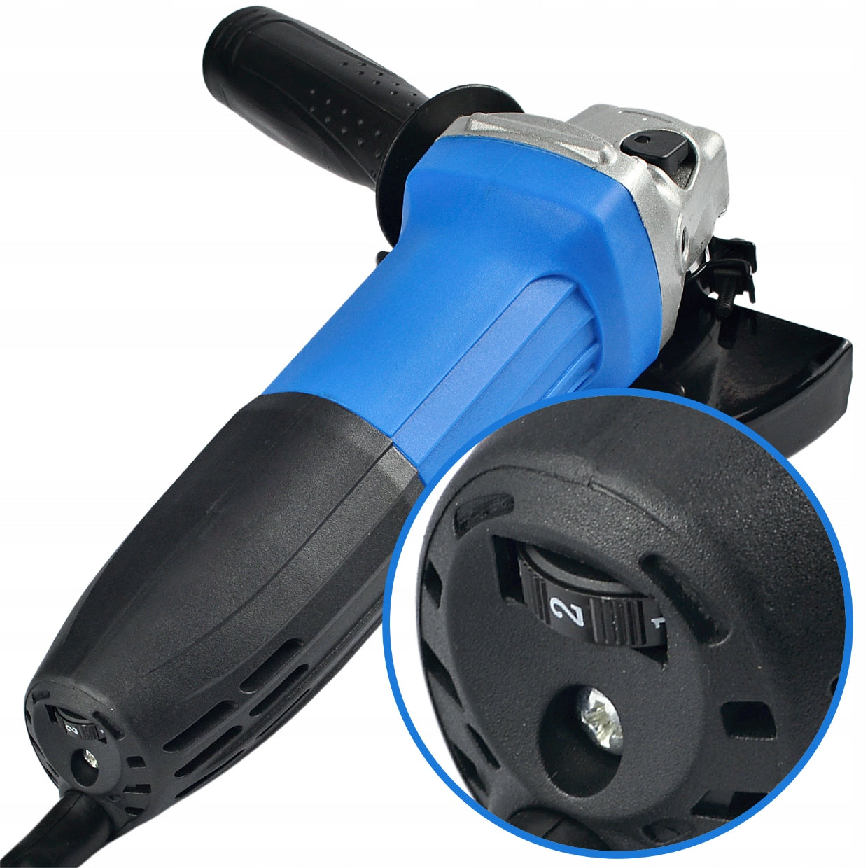 ANGLE GRINDER LIGHT STRONG 125mm ANGLE DIAX ROTATION ADJUSTMENT BLACK Supply voltage 230 V