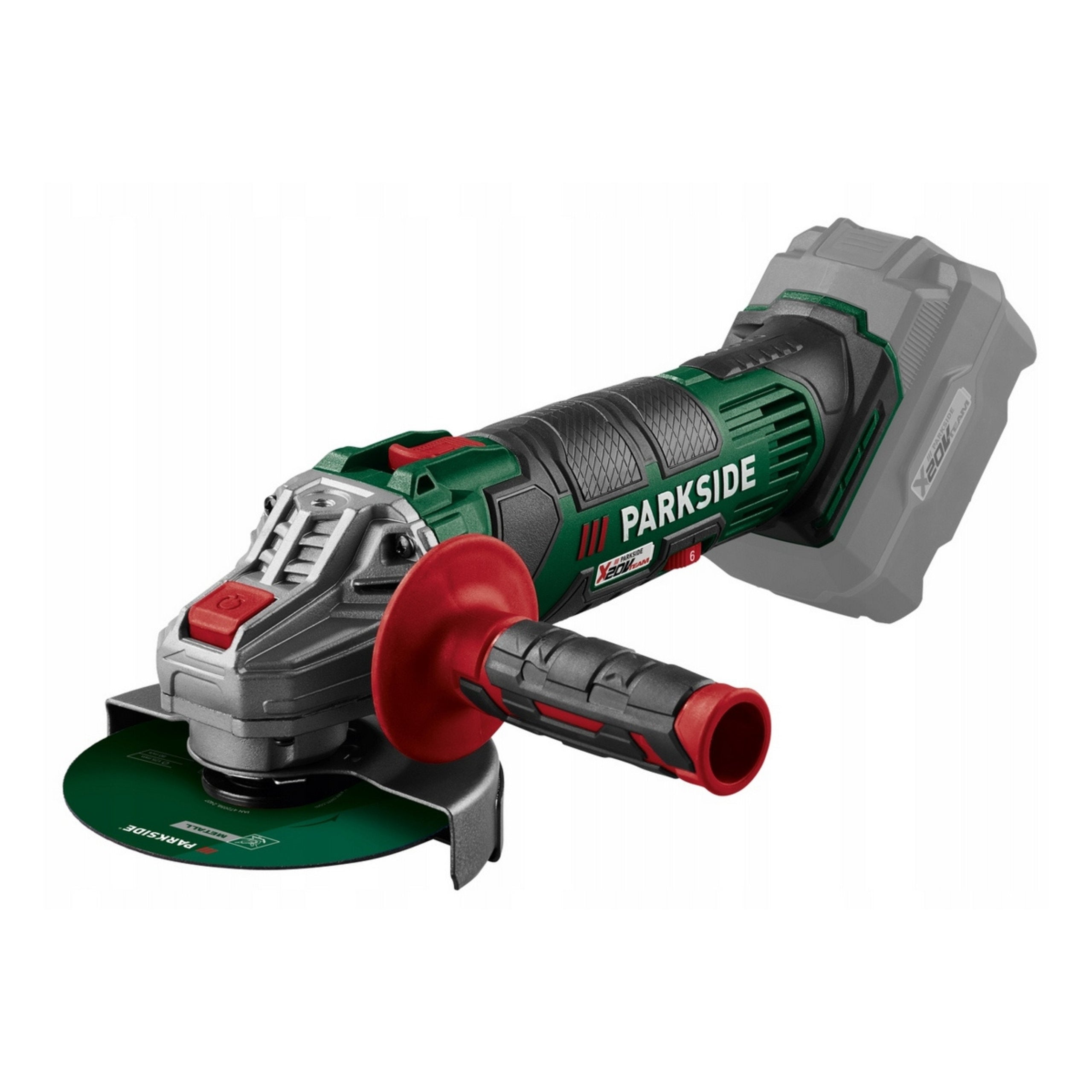 ANGLE GRINDER PARKSIDE PWSA 20-LI D4 20V 4AH WITHOUT AKU AND CHARGER Packaging status original