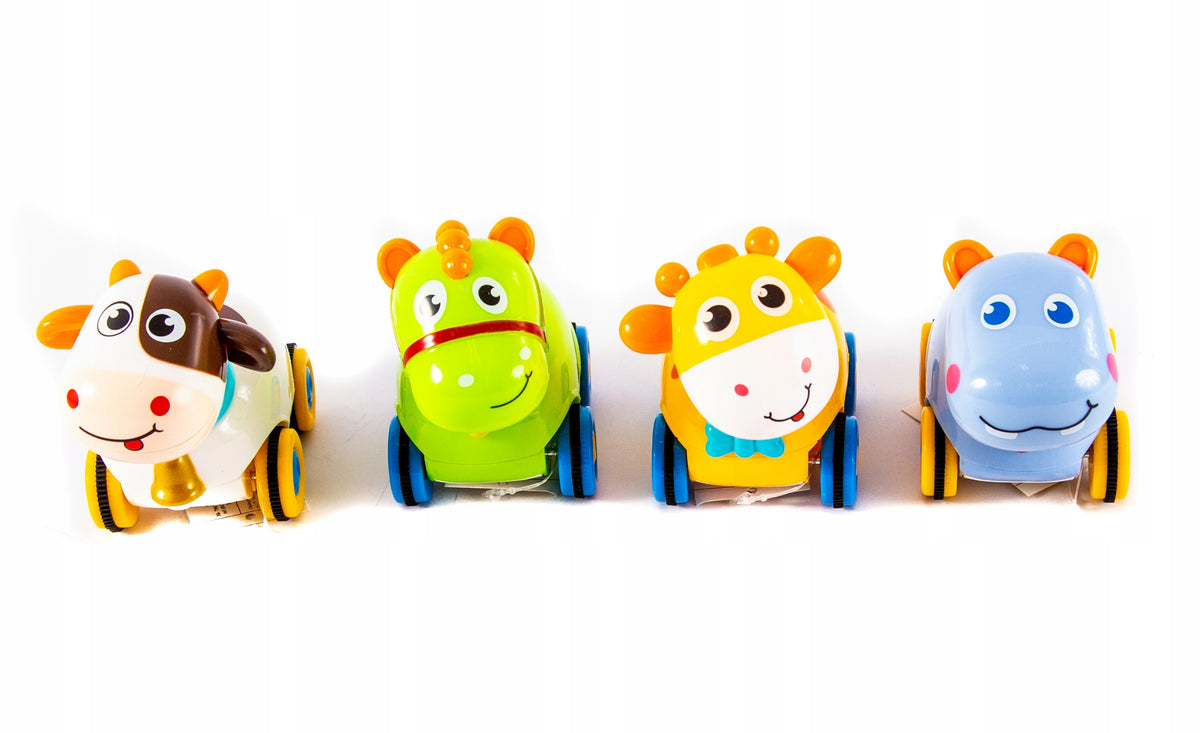 ANIMAL CAR TOY DIFFERENT COLORS Color multicolor
