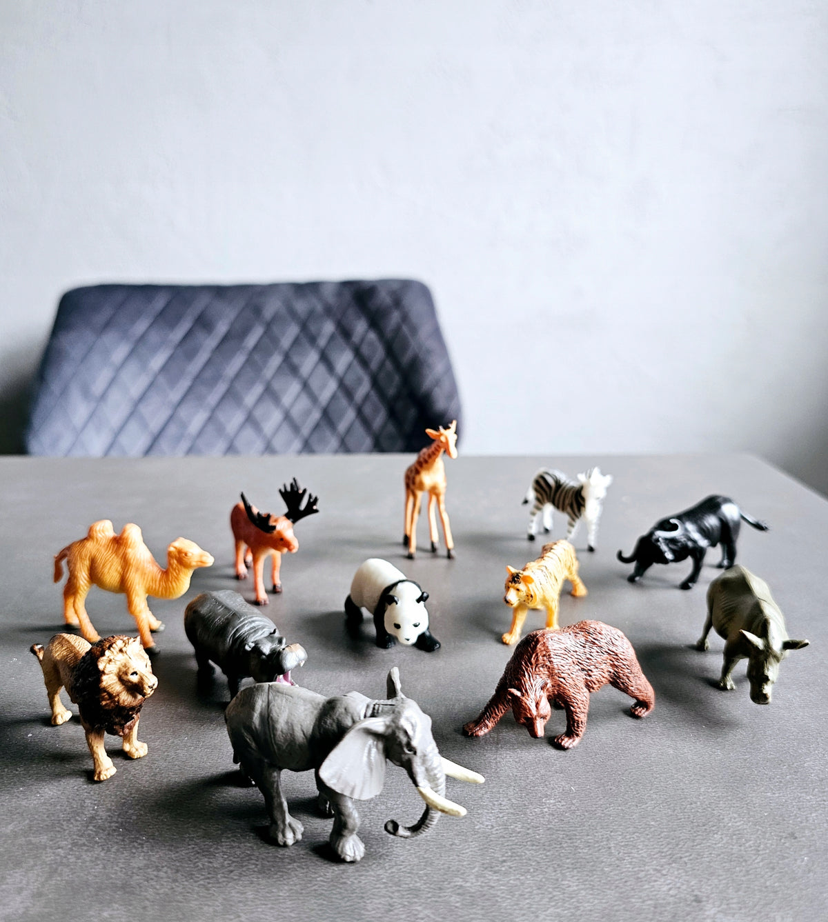ANIMALS small animal figurines set of 12 figurines different collection to play with Brand JHC e-commerce