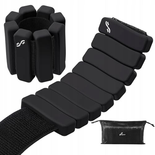 ANKLE WEIGHTS BLACK 1 KG SET OF 2 PCS FOR WOMEN HOME GIFT Brand no brand