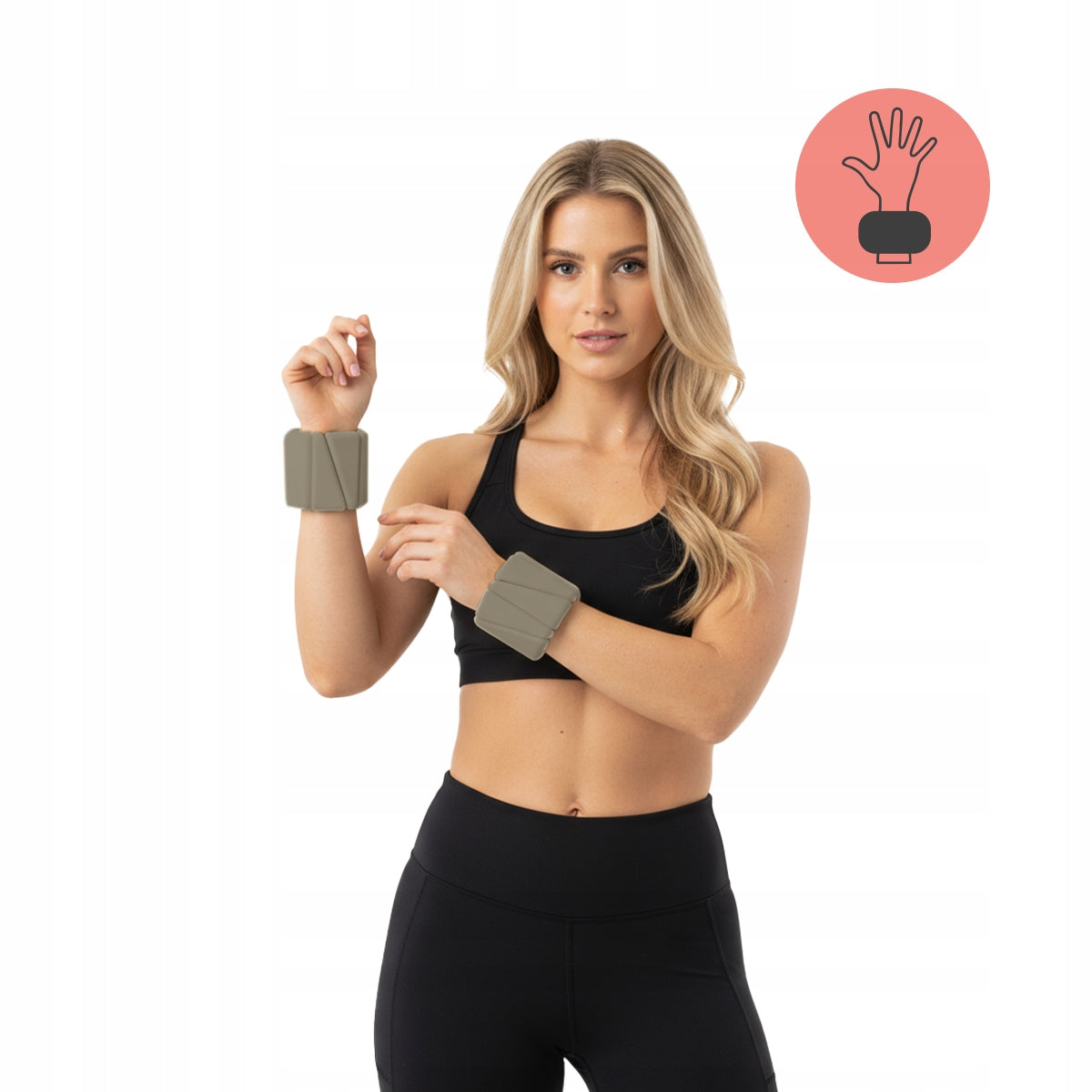 ANKLE WEIGHTS HAND WEIGHTS EXERCISE LEGS ADJUSTABLE 2x 0,45 KG Manufacturer code FM412