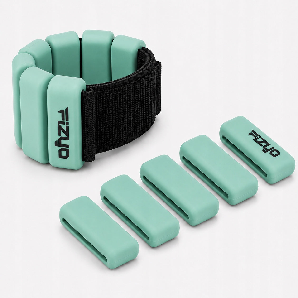 ANKLE WEIGHTS HANDS 2x225g WEIGHT LEGS WRISTS FIZYO 450g GREEN Packaging status original